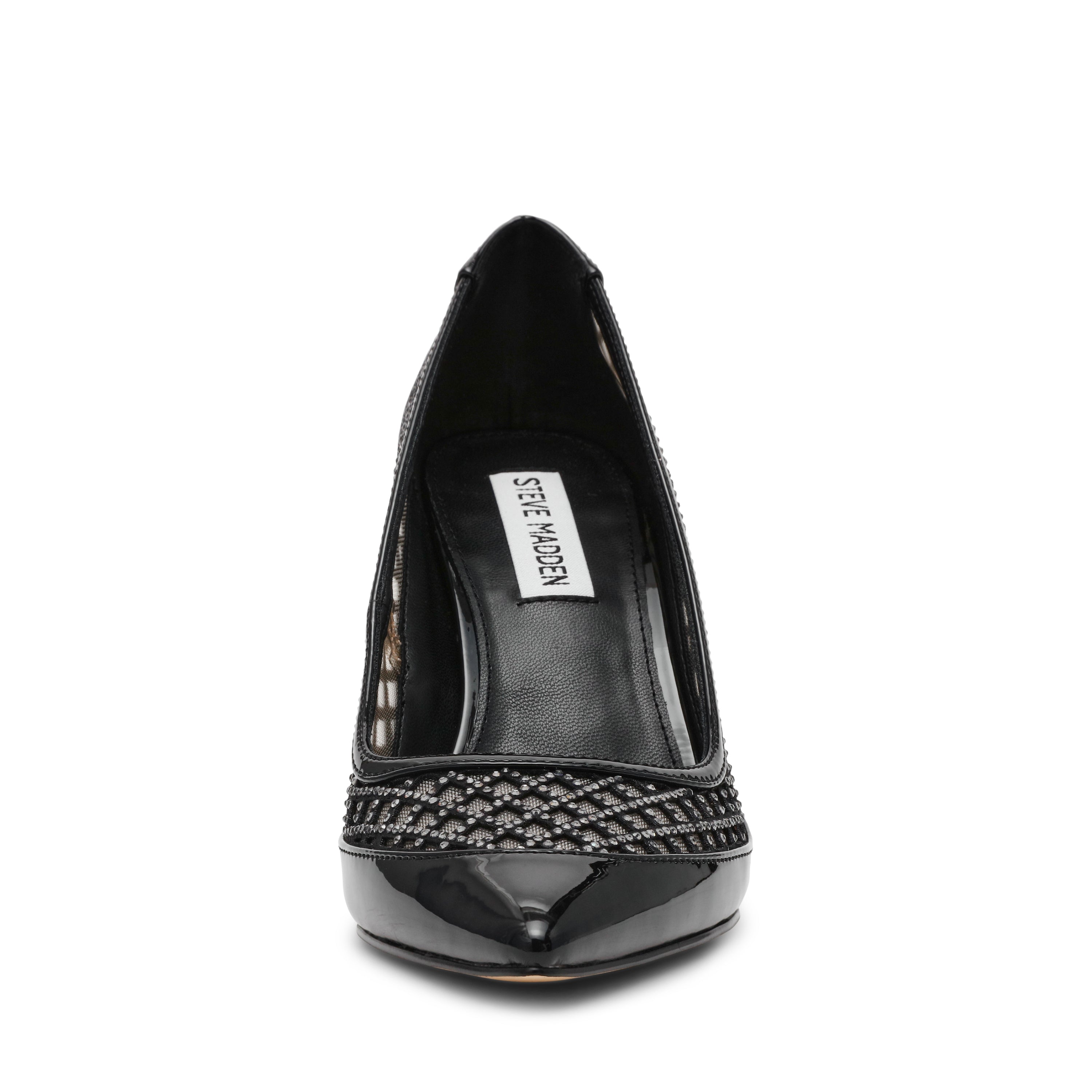 Saxxon Women's Black Patent Sandals - view 8