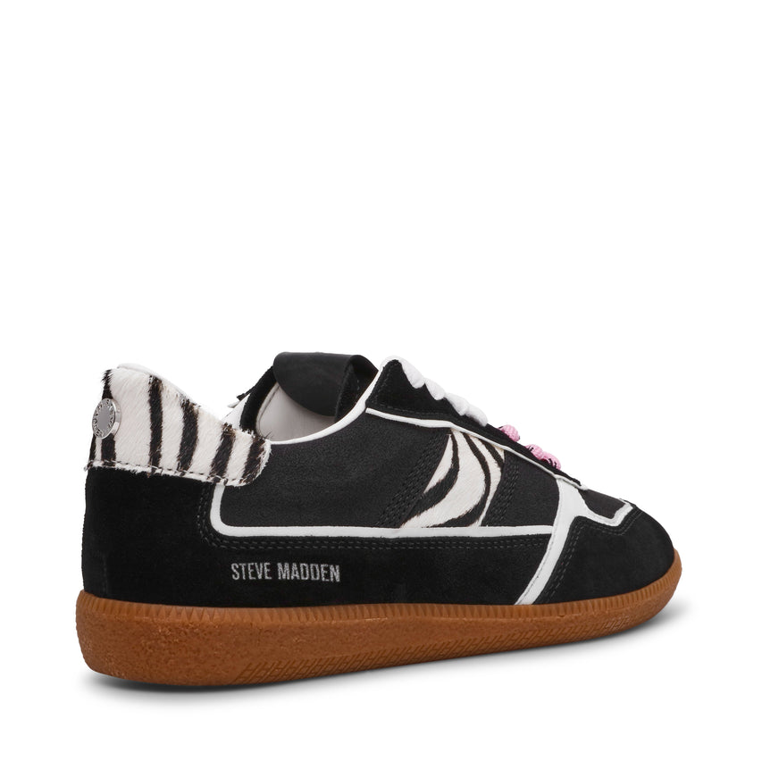 Augustine Women's Black/Zebra Sneakers - view 2
