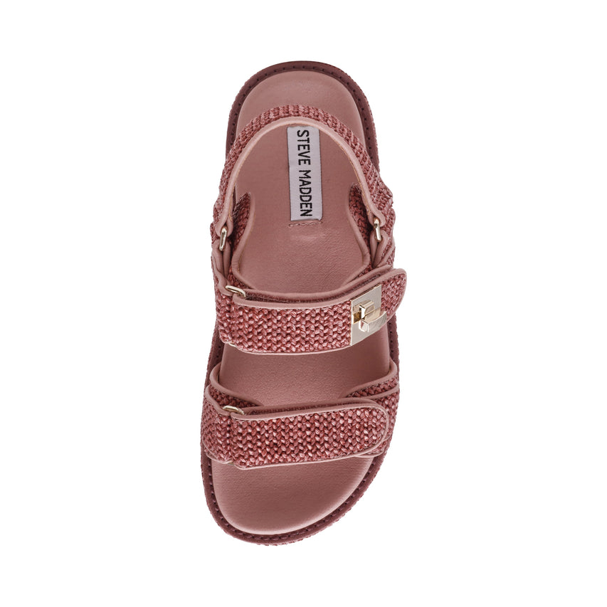 Bigmona Women's Dusty Pink Flat Sandals - view 5