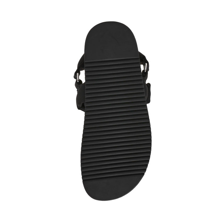 Monat Women's Black/Nylon Flat Sandals - view 8