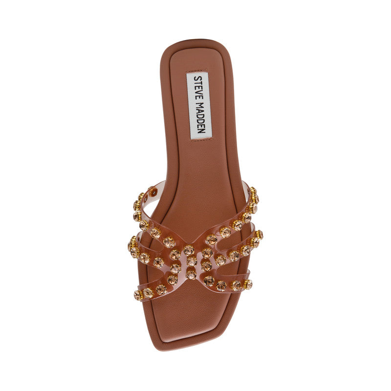 Loretto Brown Women's Flat Sandals - view 3