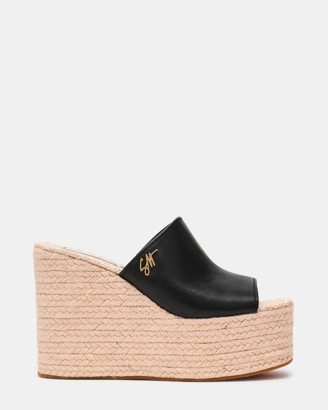 Cruzur Black Women's Wedges - view 2