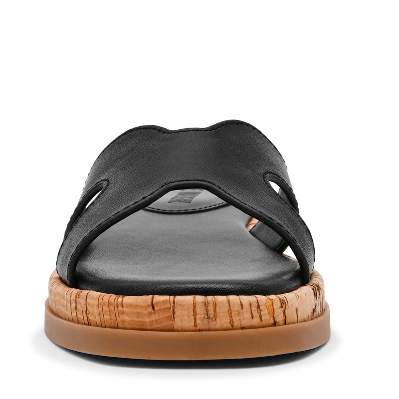 Benchmark Black Women's Flat Sandals - view 5