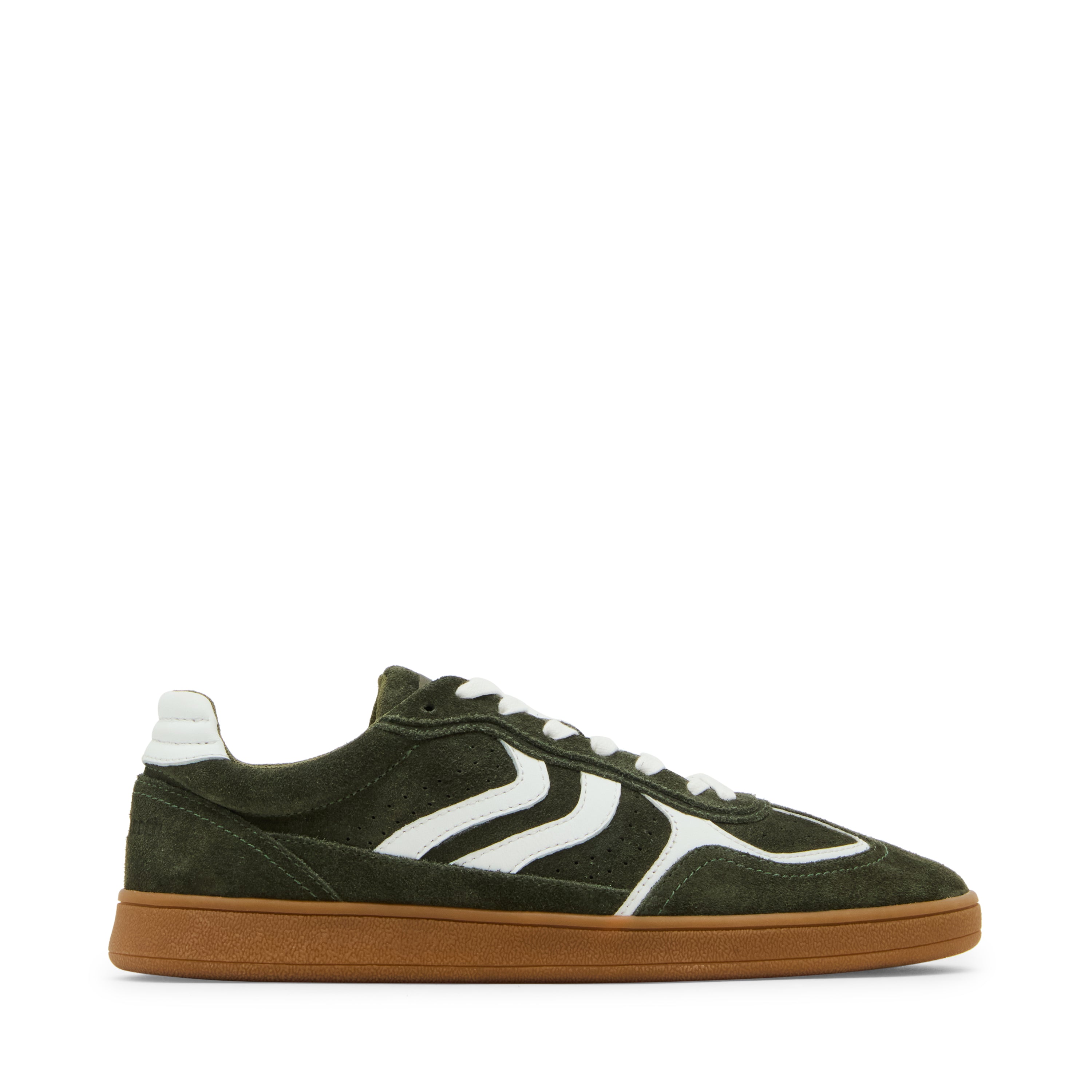 Carson Men's Olive Suede Sneakers