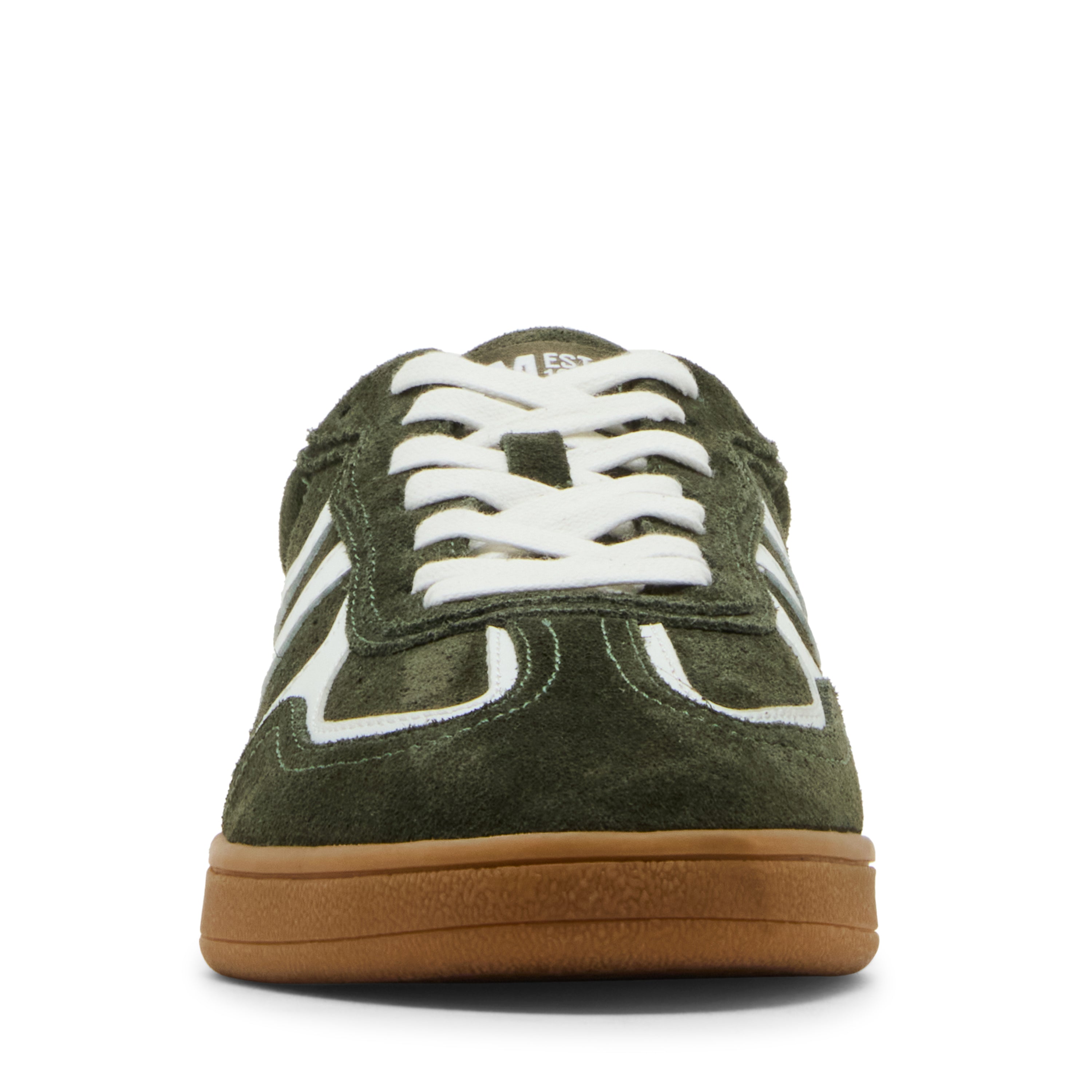 Carson Men's Olive Suede Sneakers - view 5