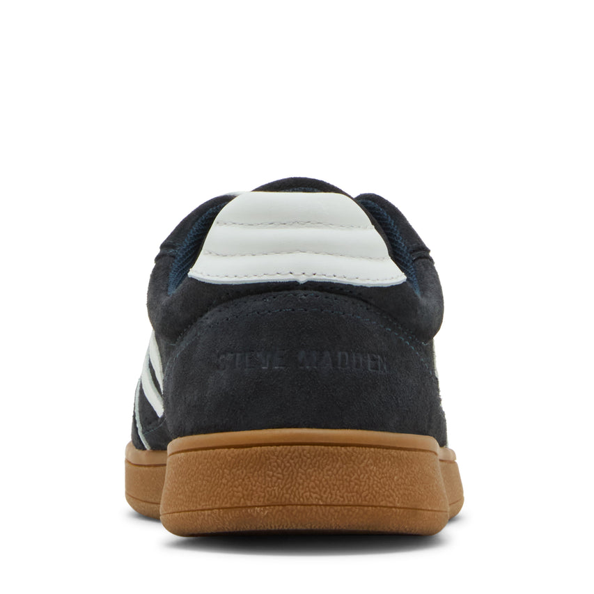 Carson Men's Navy Suede Sneakers - view 5