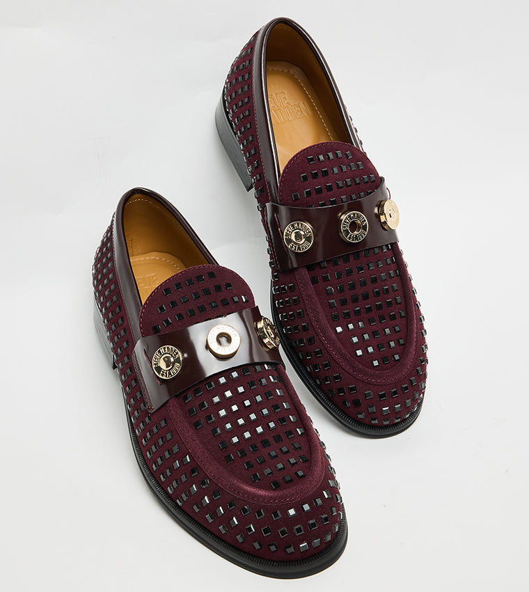 Lazare-N Men's Wine Loafers & Mocassins - view 4