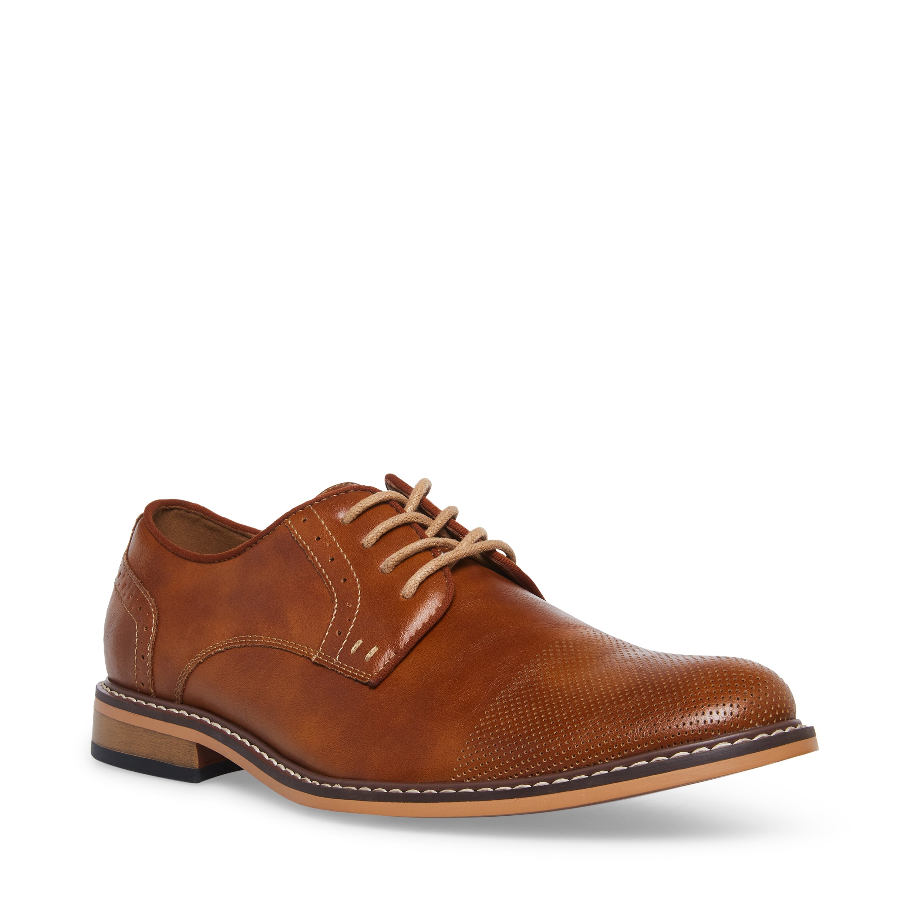 M-Alk Men's Cognac Formal Shoes - view 6