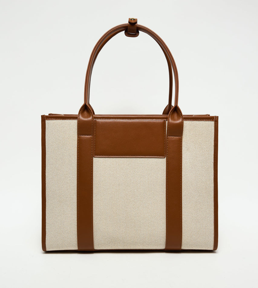 Minimalist Women's Brown Tote Bag - view 2