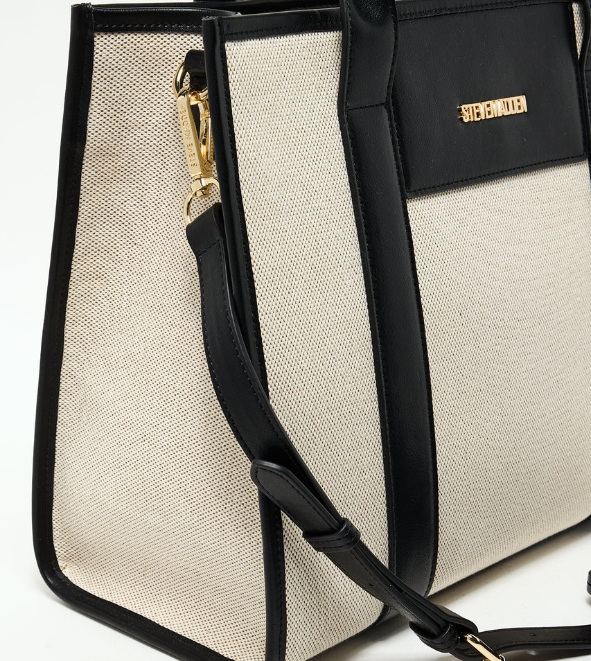 Minimalist Women's Black Tote Bag - view 4