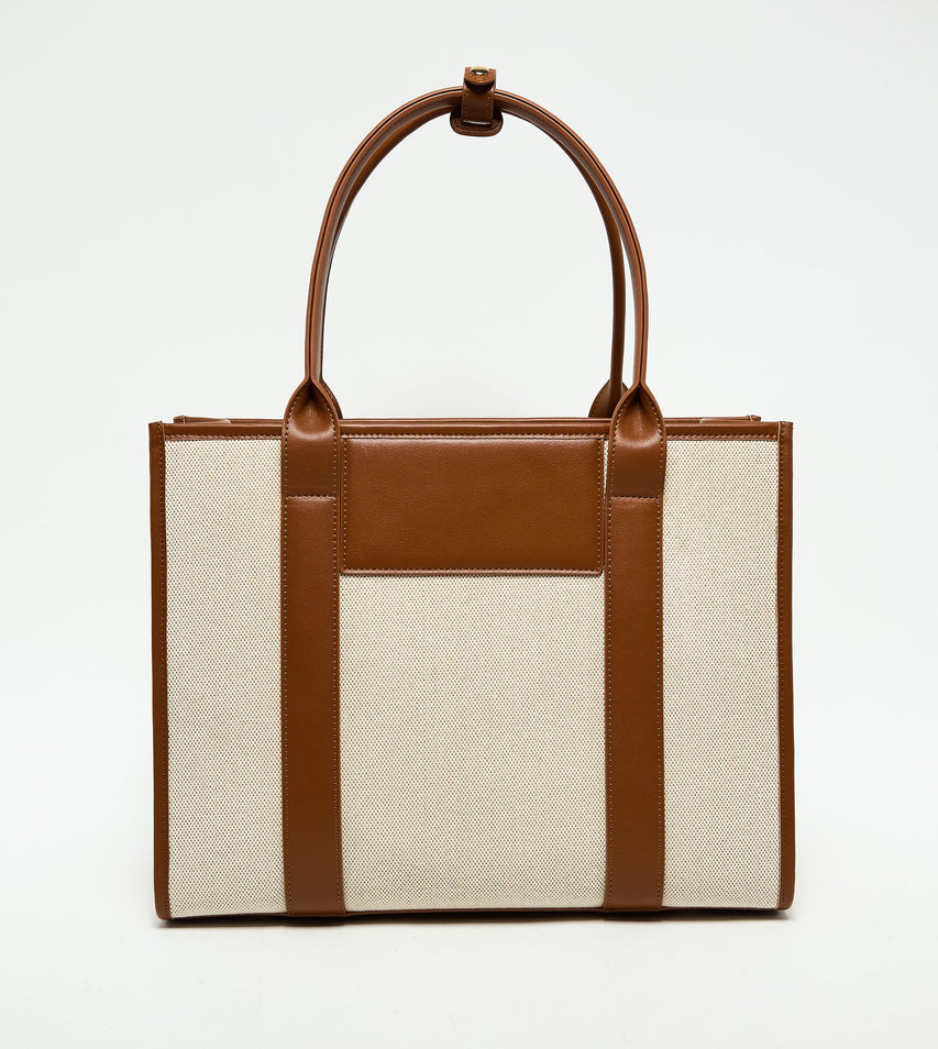 Minimalist Women's Brown Tote Bag - view 2