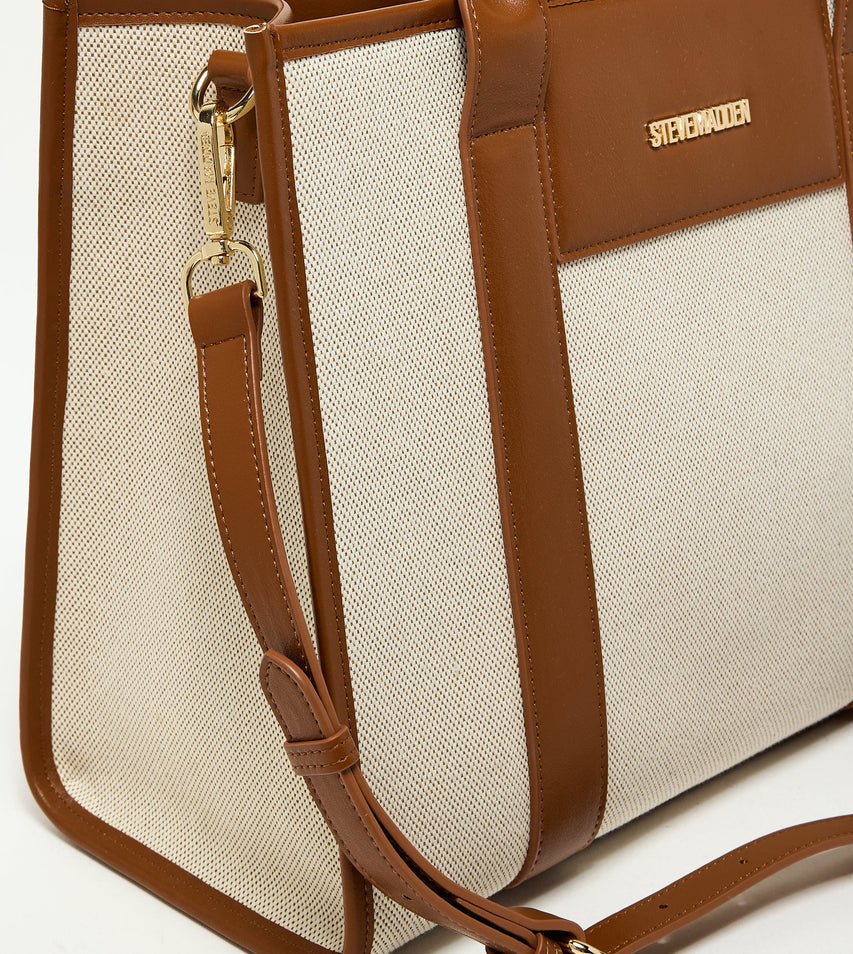 Minimalist Women's Brown Tote Bag - view 5