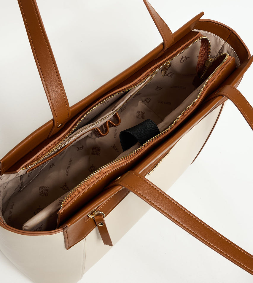 Minimalist Women's Brown Tote Bag - view 6