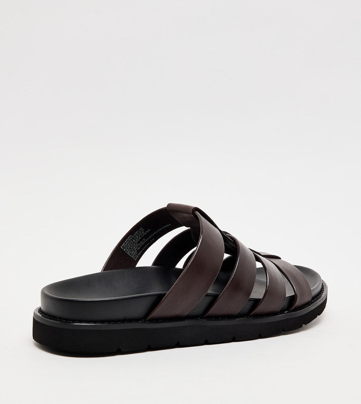 Ankaraa Brown Men's Casual Sandals - view 3