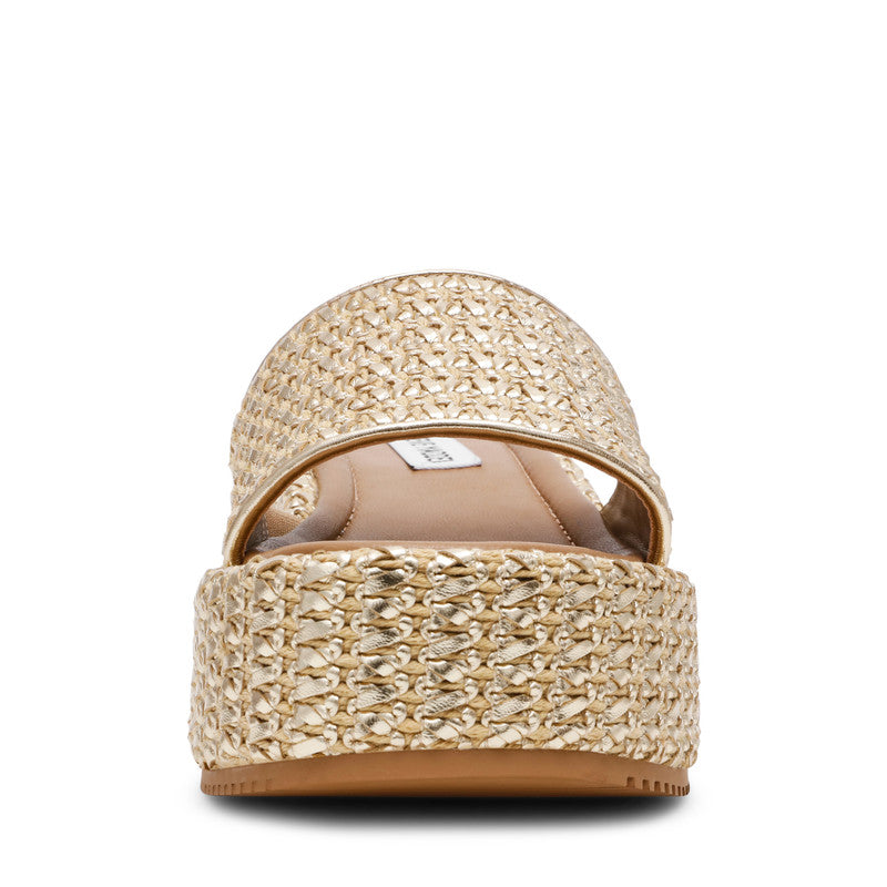 Decor Gold Women's Wedge Sandals - view 4