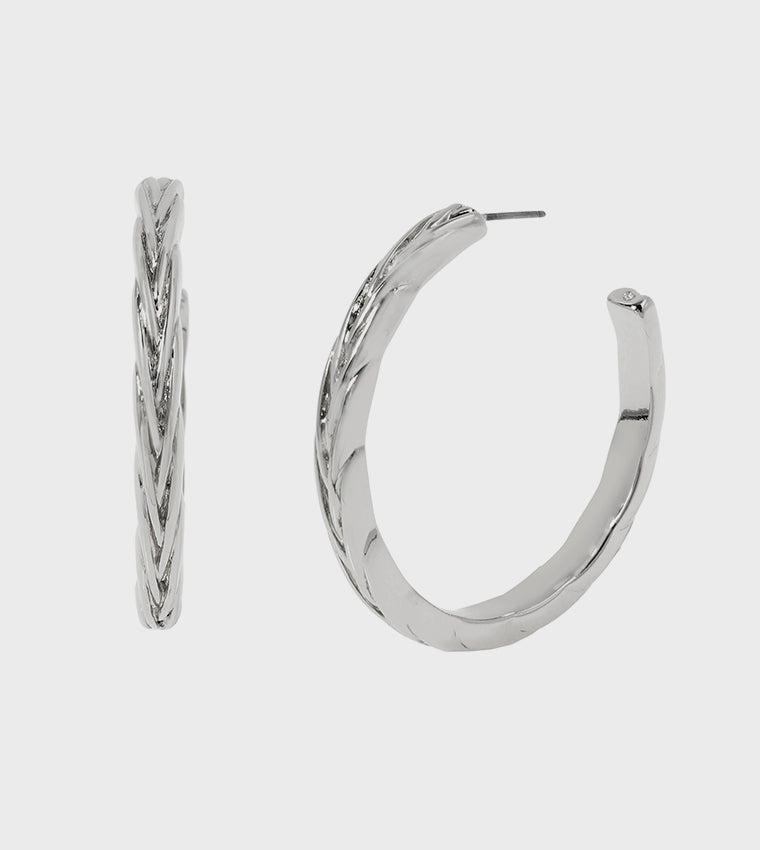 Woven Hoop Women's Multi Earrings - view 4