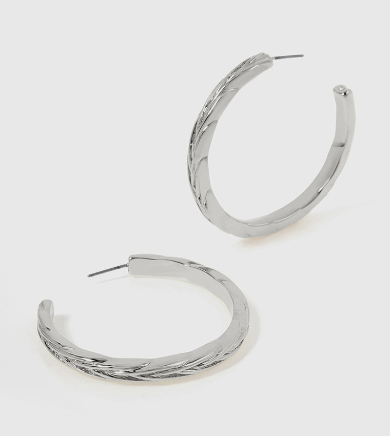 Woven Hoop Women's Multi Earrings