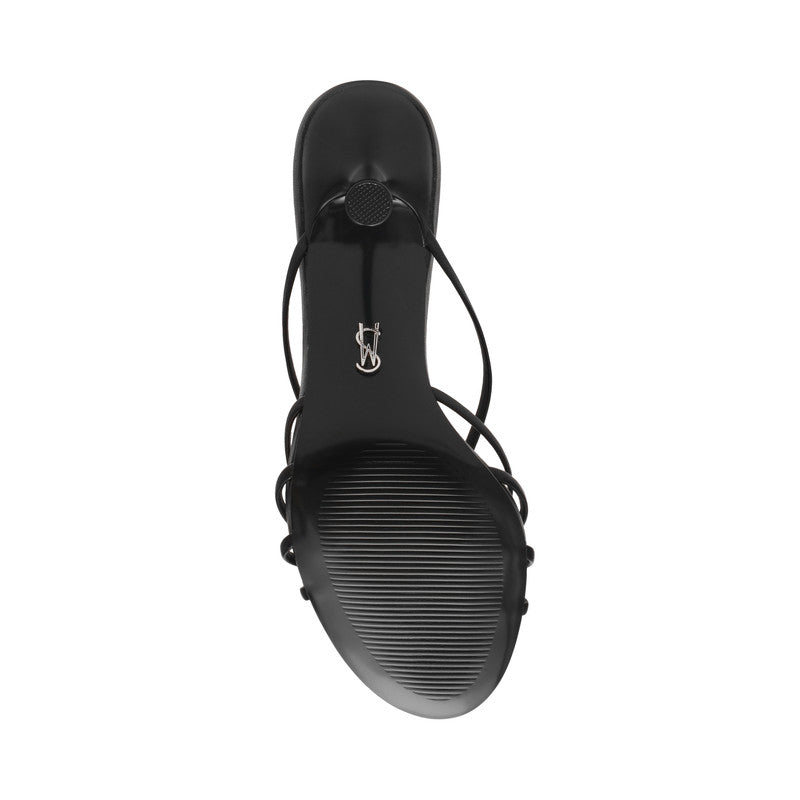 Edna Black Women's Mid-Evening Sandals - view 3