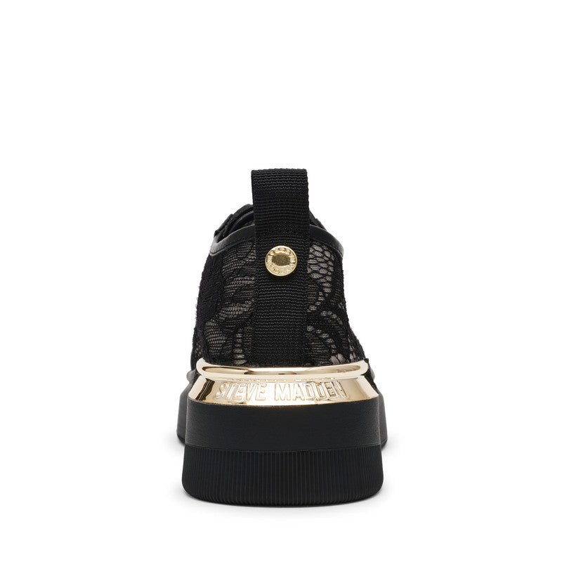 Glacial-L Women's Black Lace Sneakers - view 2