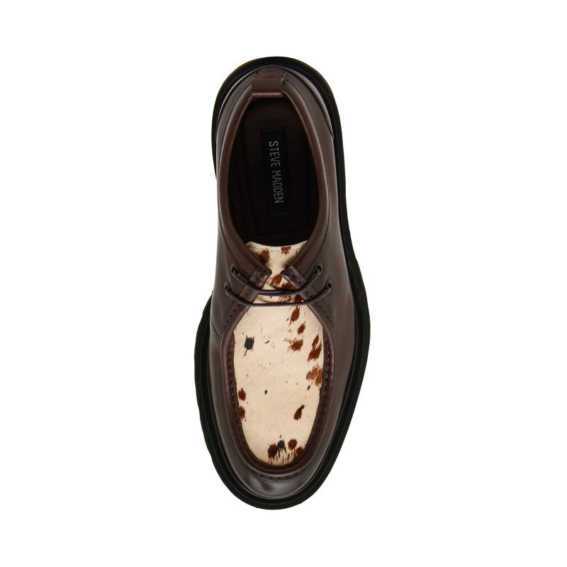 Hulver Men's Brown Polka Dot Formal Shoes - view 6