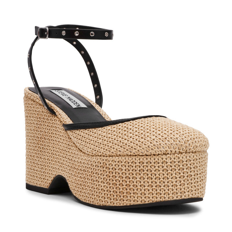 Kosmic Black Women's Wedge Sandals