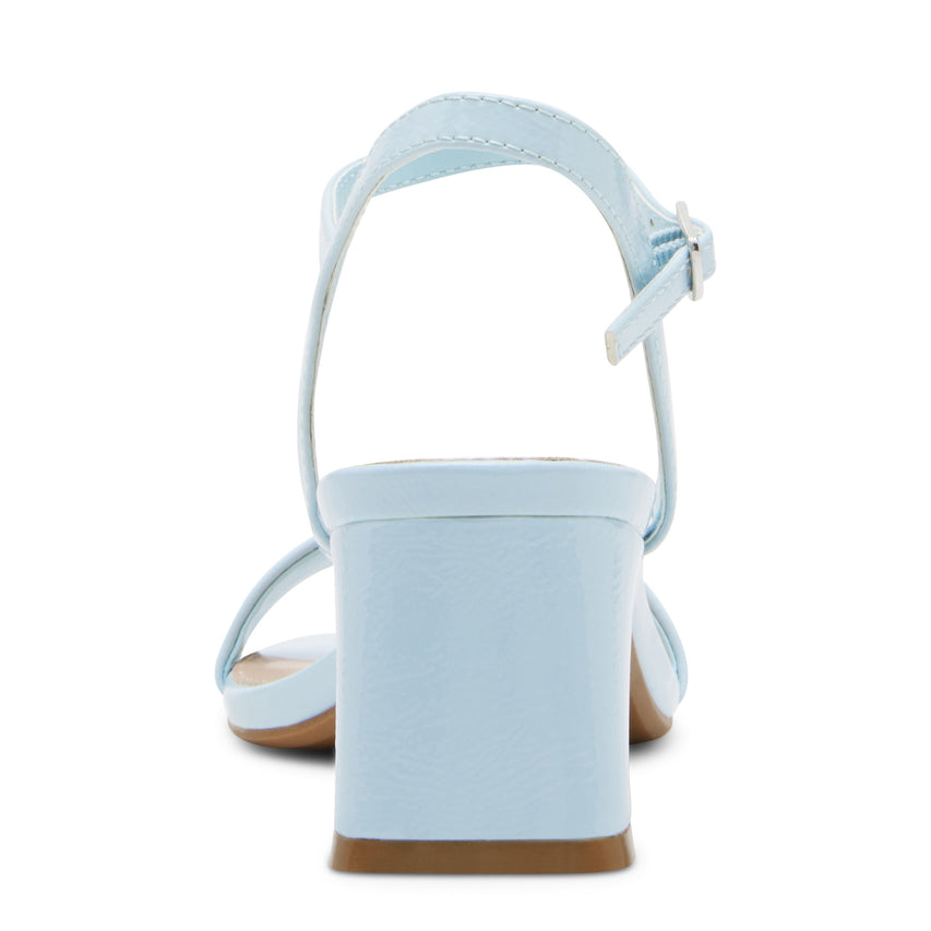 Birdiee Women's Light Blue Crinkle Patent Heels - view 5