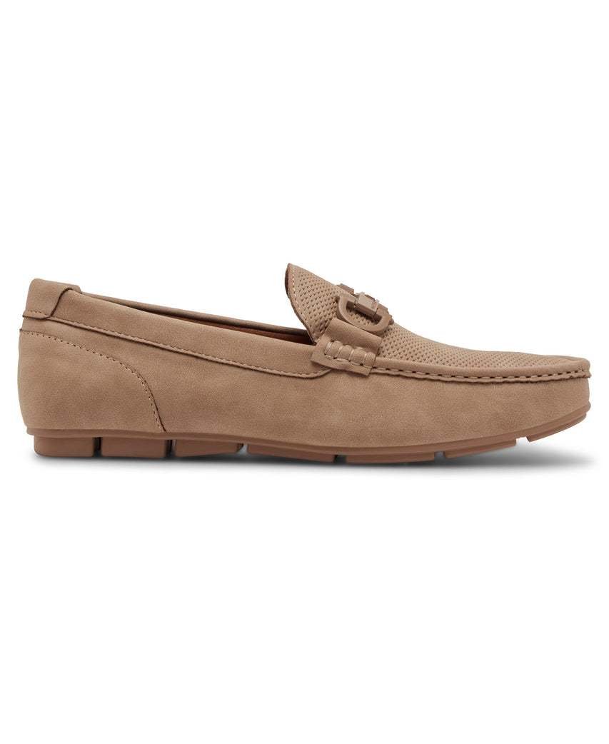 M-Seallo Men's Taupe Suede Loafers - view 4