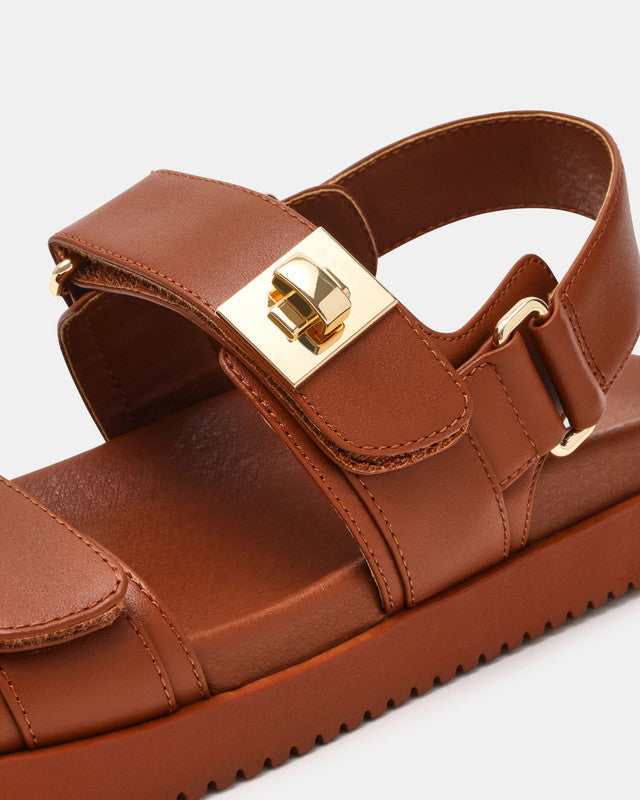 Mona Bronze Women's Flat-Casual Sandals - view 2