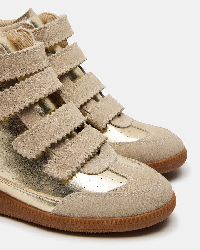 Mustang Women's Gold Sneakers - view 5