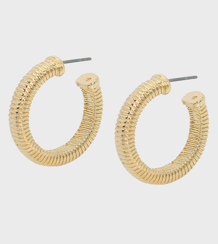 Omega Women's Gold Small Hoop - view 4