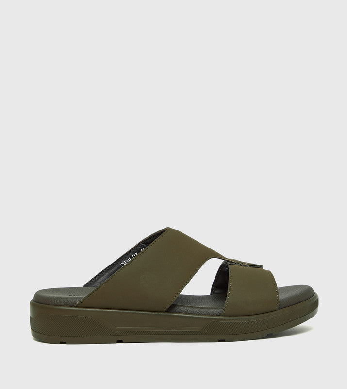 Green Men's Comfort Sandals