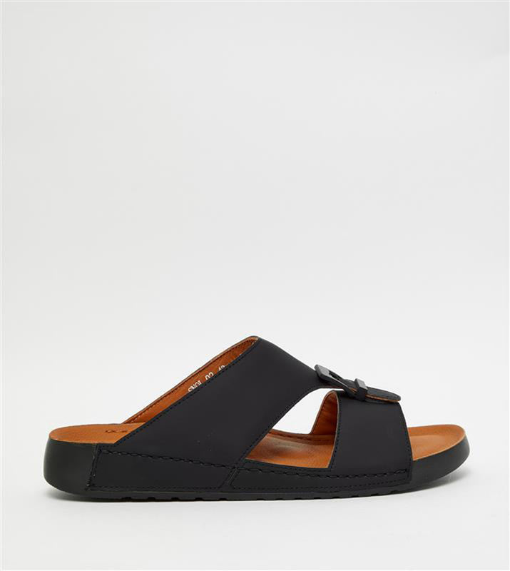 SNOL Black Men's Comfort Sandals