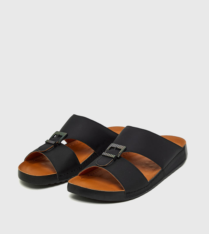 SNOL Black Men's Comfort Sandals - view 4