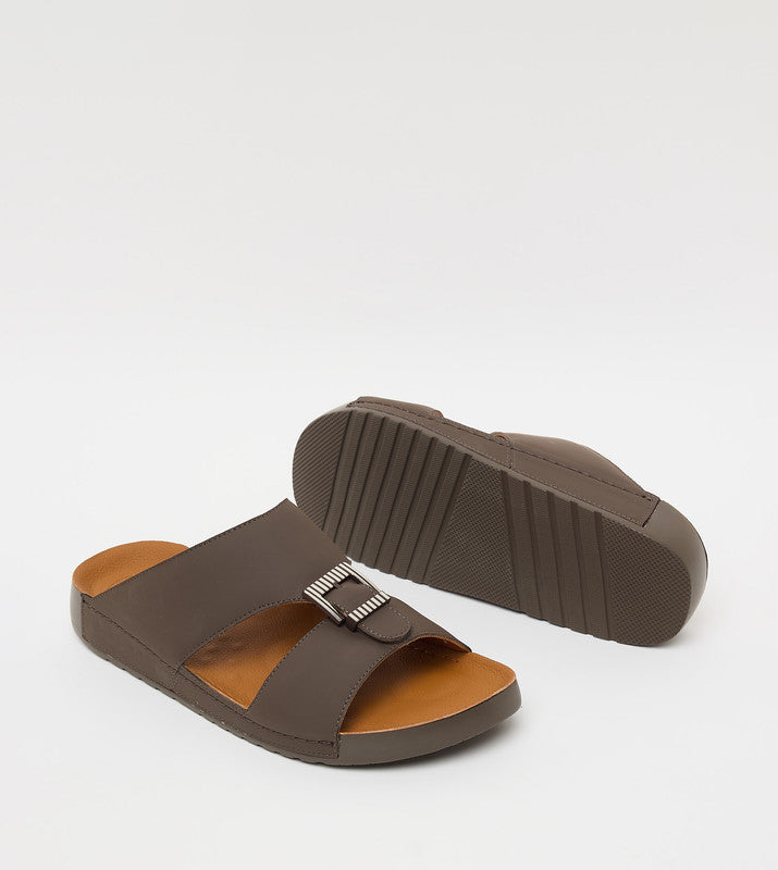 SNOL Brown Men's Comfort Sandals - view 4