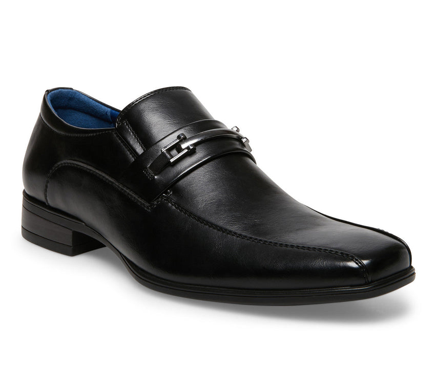 M-Nordic Men's Black Loafers & Mocassins