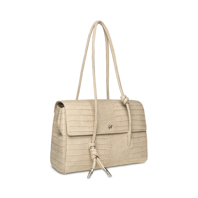 Bamalfic Beige Women's Satchel - view 4