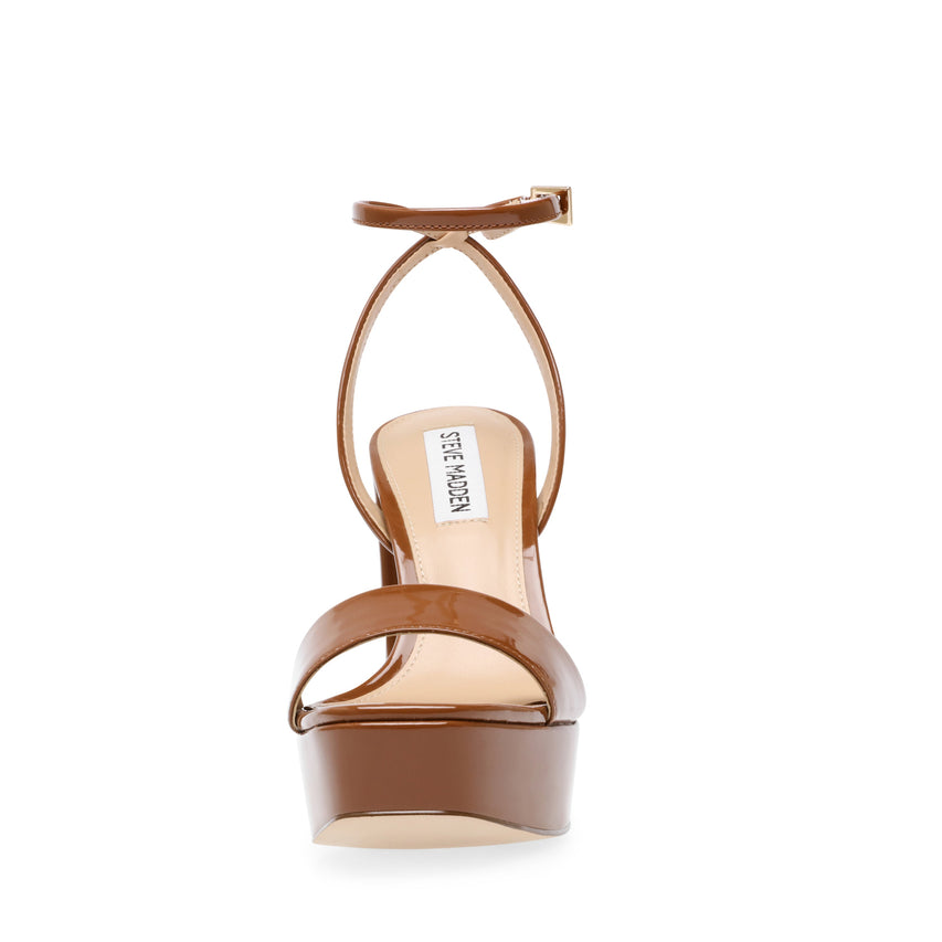 Lessa Women's Cognac Patent Heels - view 6