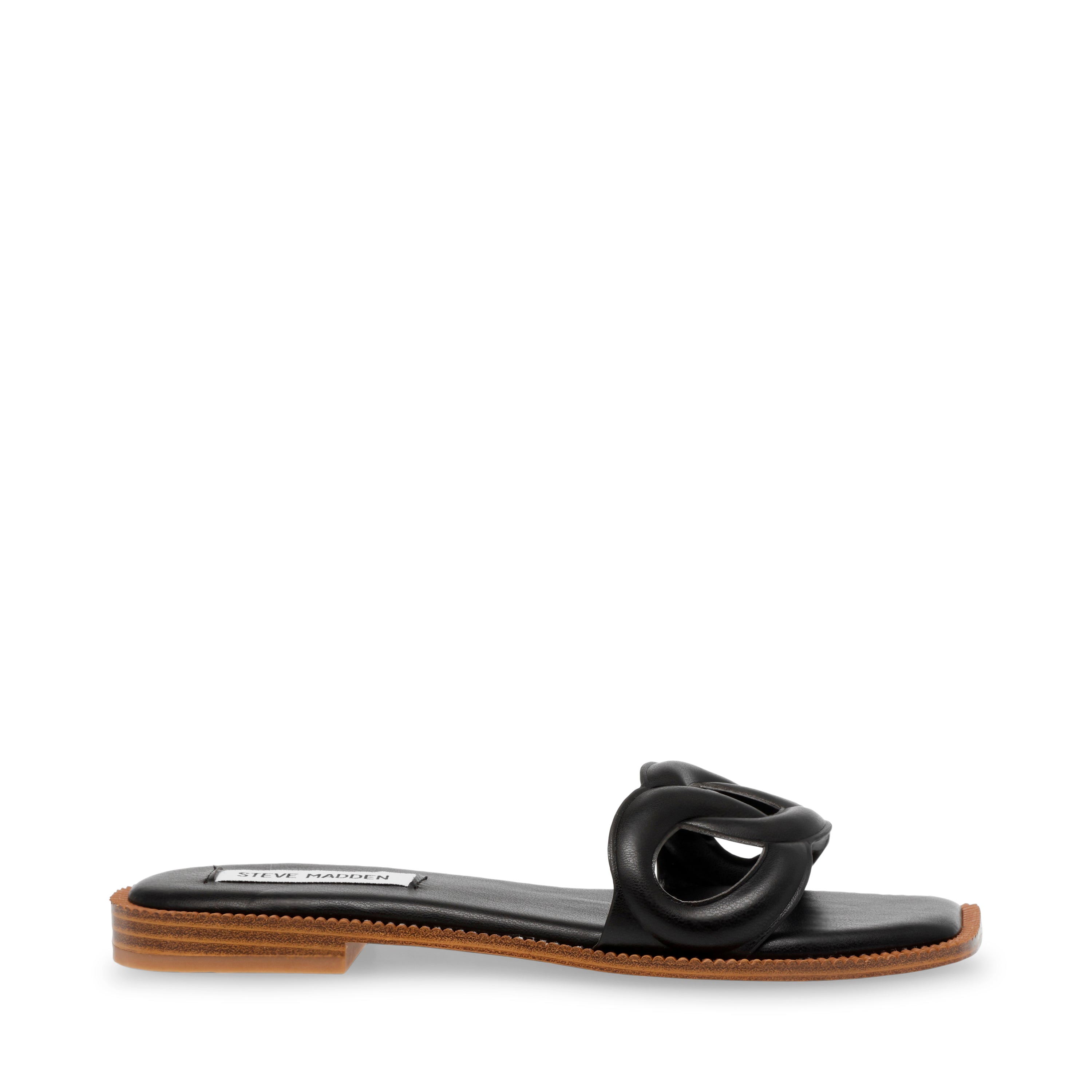 Stash Women's Black Flat Sandals
