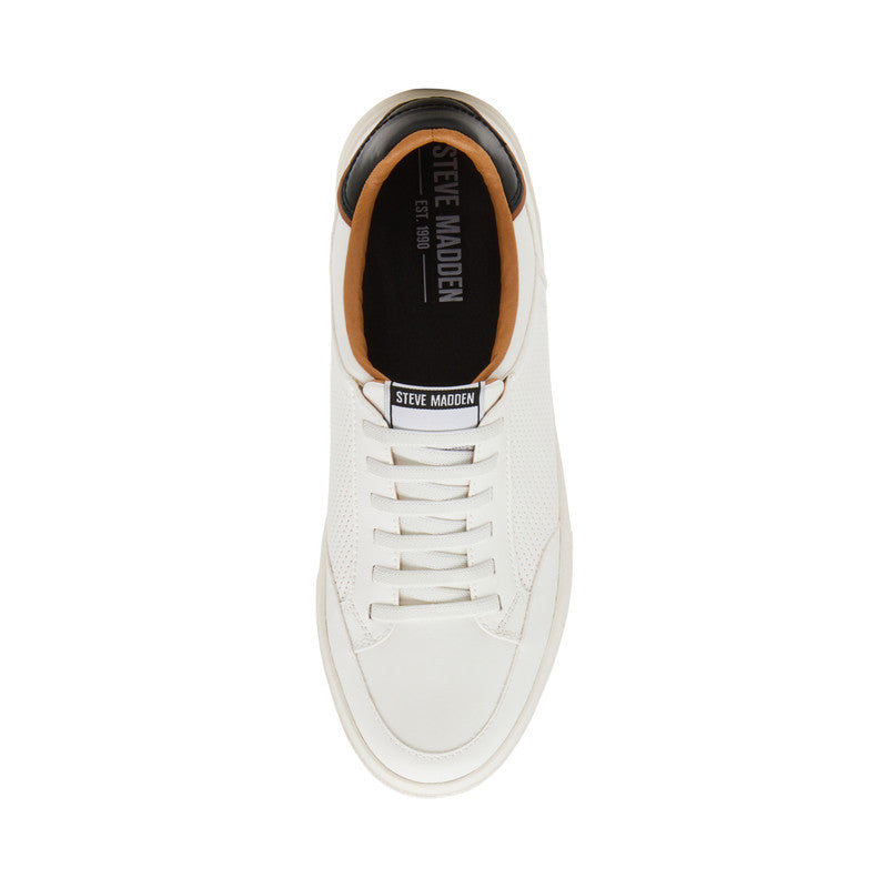 Saul Men's White Low Top Sneakers - view 6