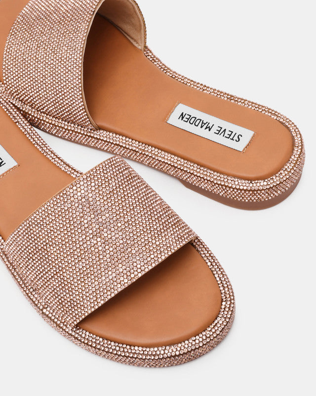 Addiie Women Brown Flat Sandals - view 3