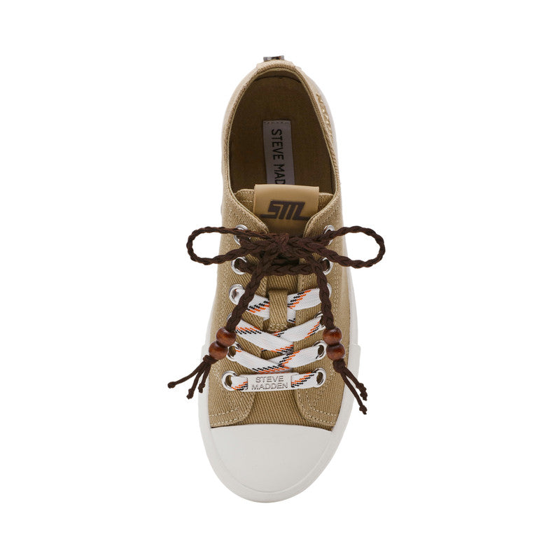 Doubles Women Cream Low Top Sneakers - view 4
