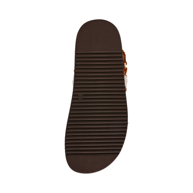 Mona-M Light Yellow Women's Flat-Casual Sandals - view 3
