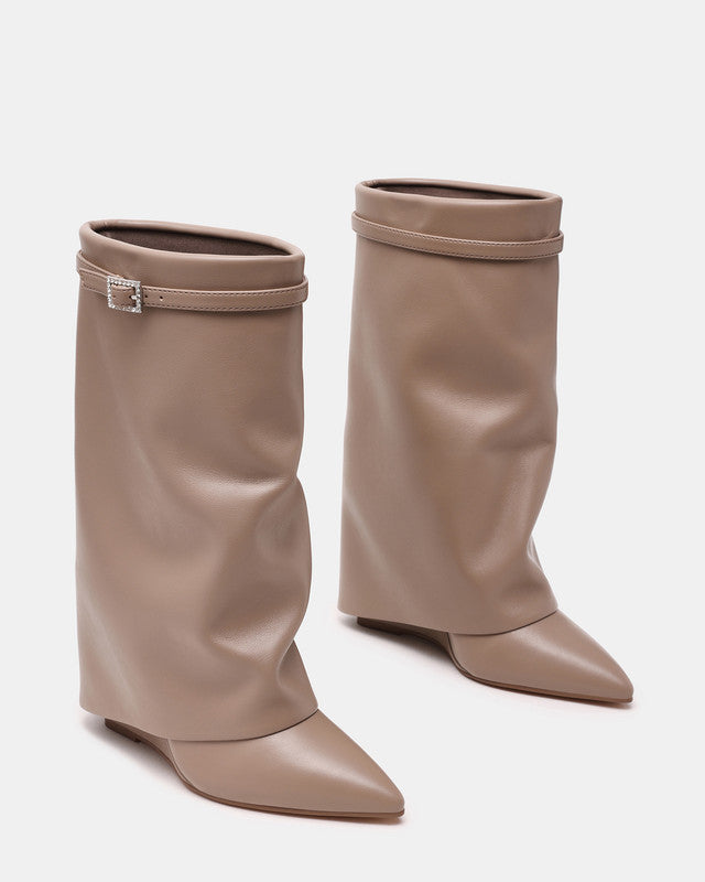 Shocker Women's Taupe Mid-Calf Boots - view 4