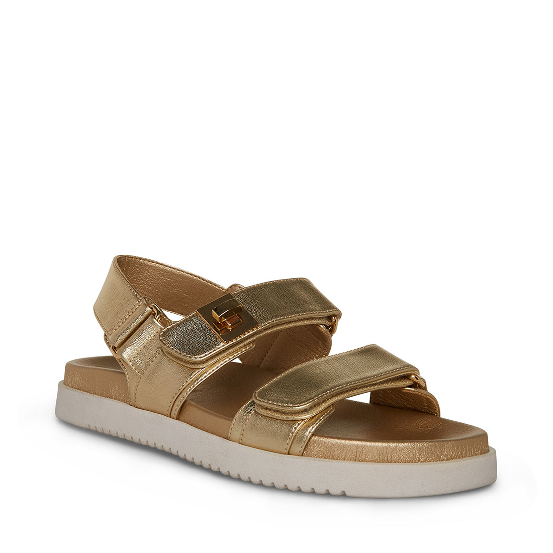 Mona Women's Gold Flat Sandals - view 2