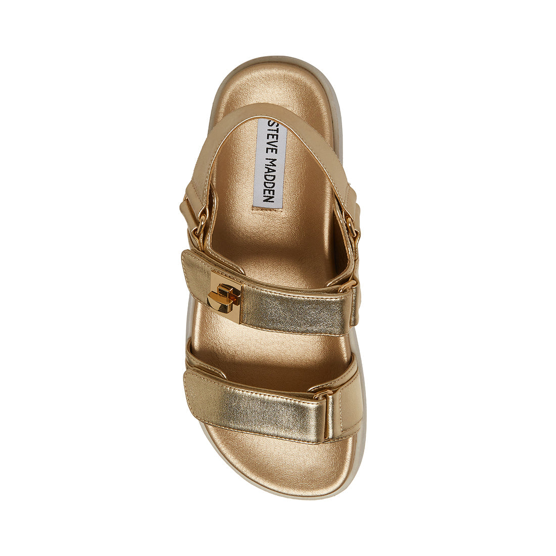 Mona Women's Gold Flat Sandals - view 5