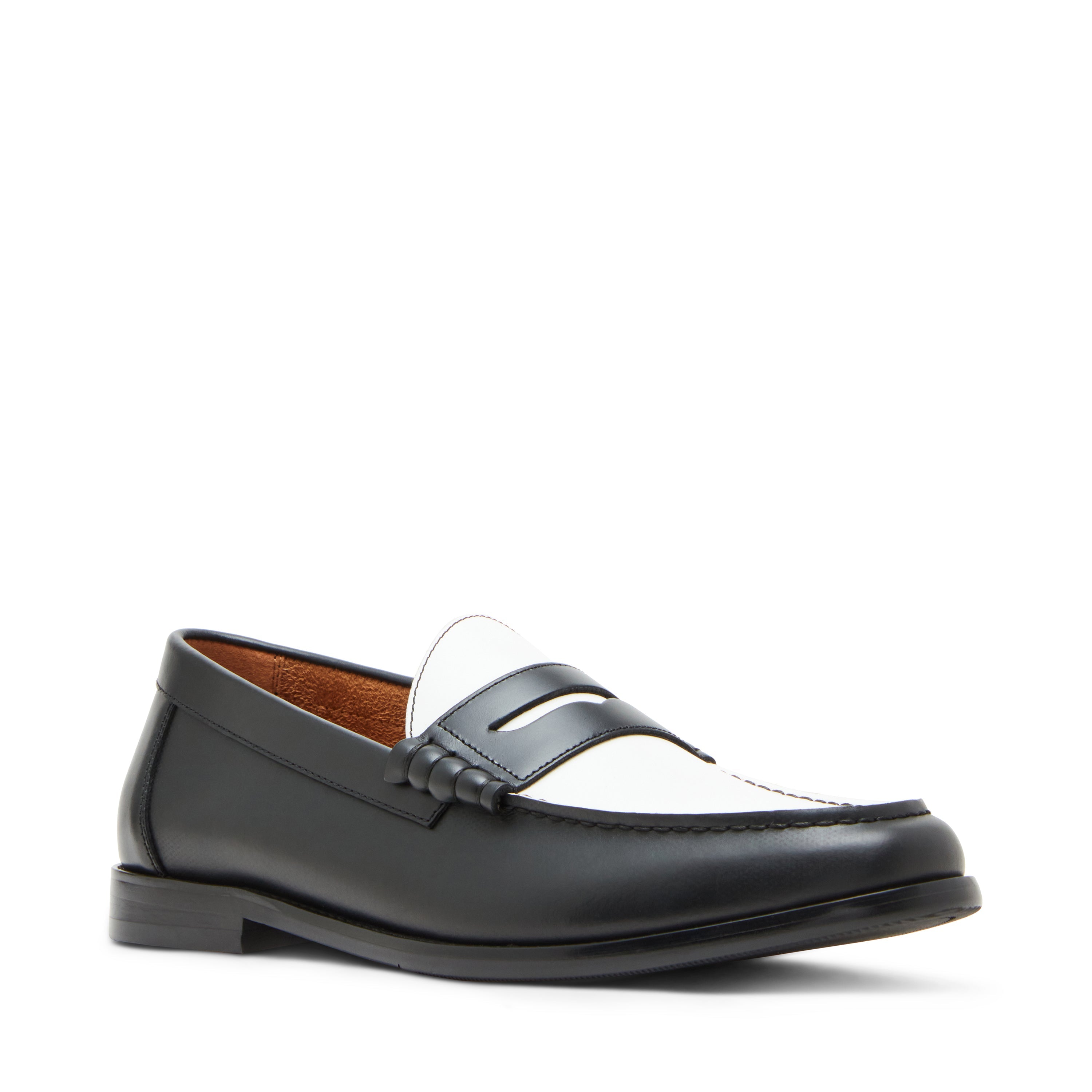 Abbell Men's Black/White Loafers