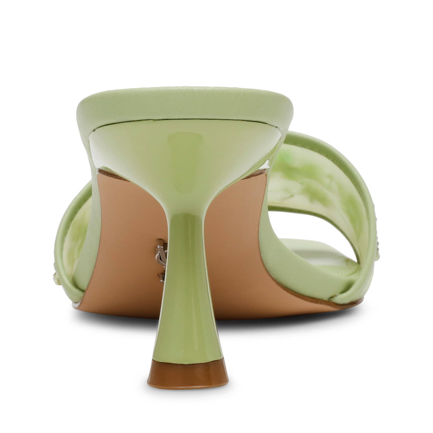 IN-BLOOM LIME MESH HEELS - view 4