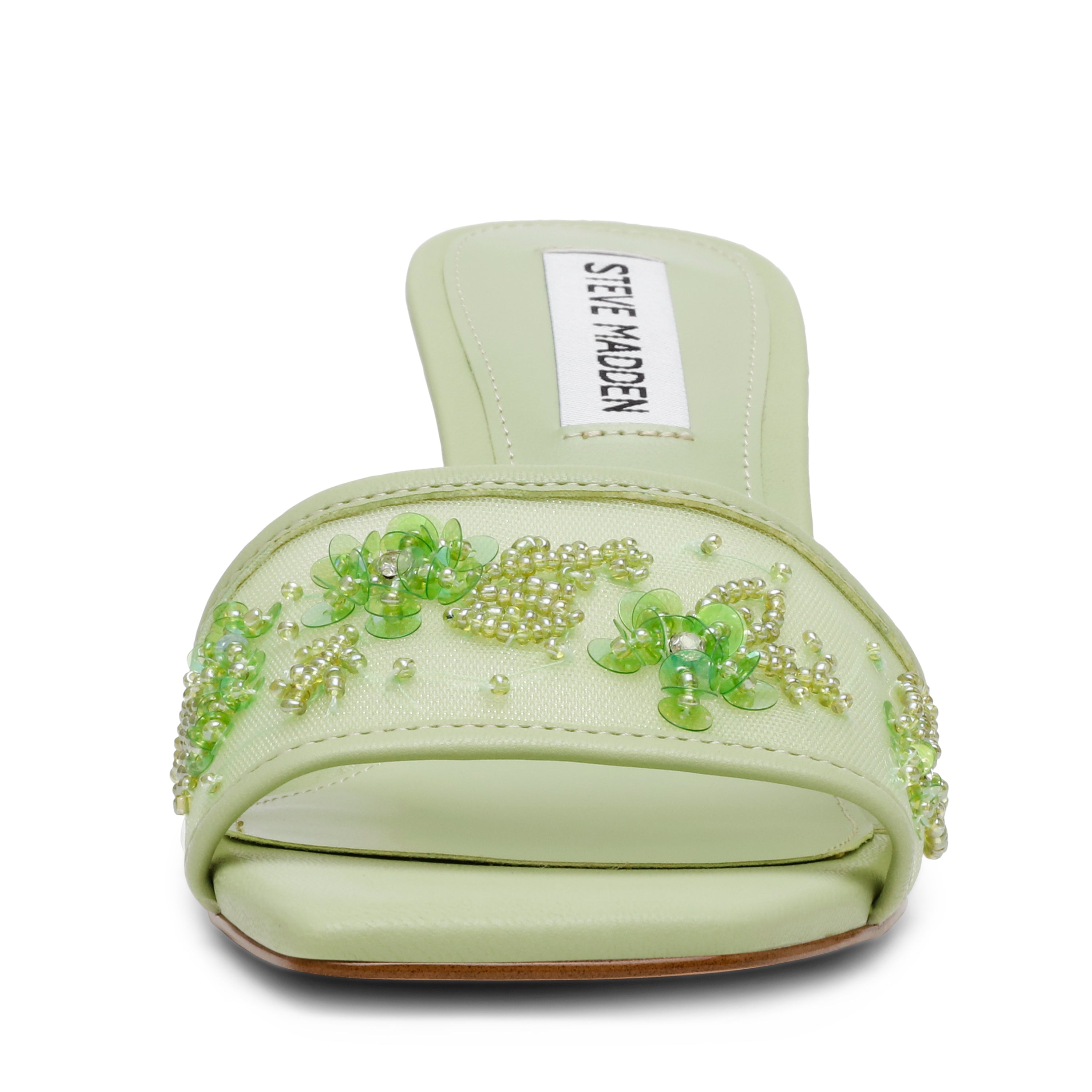 IN-BLOOM LIME MESH HEELS - view 5