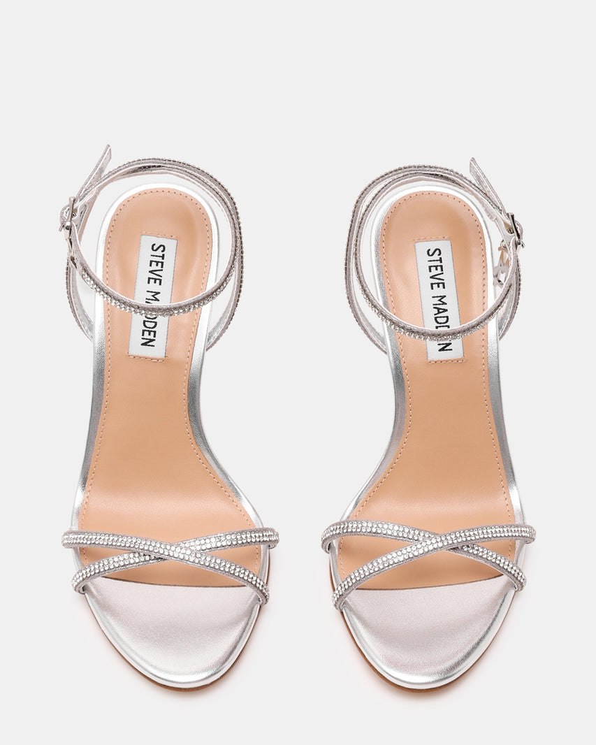 Jypsey-Cnr Silver Women's Heeled Sandals - view 4