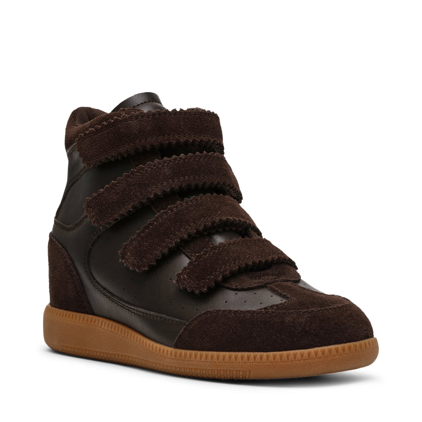 Mustang Women's Brown Suede Sneakers